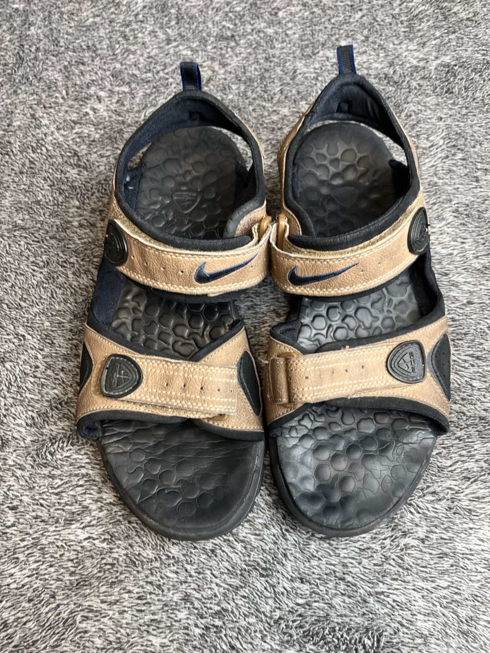 Vintage Nike ACG Air Deschutz Hiking Sandals Brown Black 9